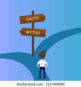 Which way to choose facts or myths