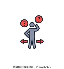 which way icon. vector.Editable stroke.linear style sign for use web design,logo.Symbol illustration.