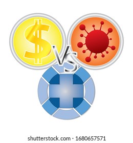 Which is to win over who? Stock market, Covid 19 or Vaccine.