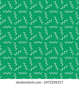 Whie Zigzag Graphic Vector Pattern