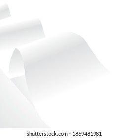 whiite paper unfold background design vector illustration