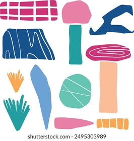 Whimsical abstract shapes,
Playful shape patterns,
Cute geometric shapes,
