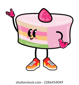 Whimsical and Adorable Cartoon Character Illustration
