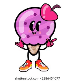 Whimsical and Adorable Cartoon Character Illustration