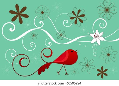 whimsical bird