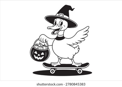 A whimsical black 