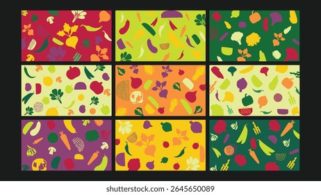 Whimsical and colorful donut-themed background with playful sprinkles and icing shapes. Ideal for dessert branding or sweet product packaging.