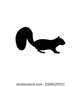 A whimsical design featuring a squirrel with an exaggerated, spiraled tail. This icon adds a fun, light-hearted touch to any project.