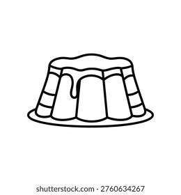 A whimsical drawing of a stylized mushroom with a segmented stem and flat cap