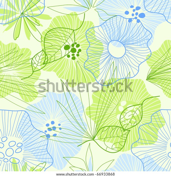 Whimsischer floraler Hintergrund