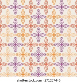 Whimsical Floral Seamless Pattern