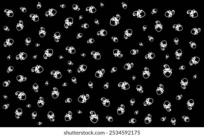 Whimsical Halloween Patterns: Playful Spirit Faces and Ghostly Figures on Vibrant Backgrounds