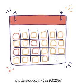 A whimsical hand drawn