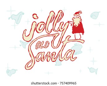 Whimsical Illustrated Christmas Lettering