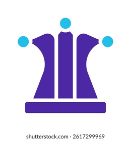 Whimsical Jester Hat Logo, Modern Art Design