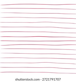 Whimsical line sketch seamless pattern, cute romantic doodle background. Pink graph geometric texture. Notebook sheet, checkered paper background.
