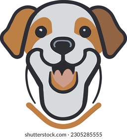 A whimsical logo featuring a joyful dog, embodying the fun-loving and carefree nature of our canine companions.