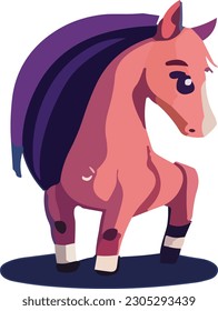 A whimsical logo of a lovable horse, symbolizing the innocence and pure-heartedness that makes them so enchanting.