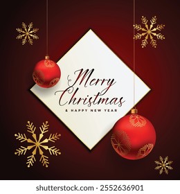 Whimsical Merry Christmas Poster Template for Events