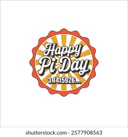 Whimsical Pi Day Illustration with Bold Pi Symbol and Nature Elements
Cheerful Pi Day Design with Stylized Pi Symbol and Modern Typography
