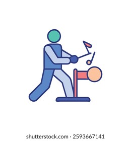 A whimsical playing icon perfect for imaginative fun and creativity.