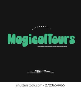 A whimsical and professional vector logo for Magical Tours, perfect for specialized travel and adventure companies.