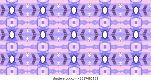 Whimsical Puffy Cloud and Striped Pattern Illustration