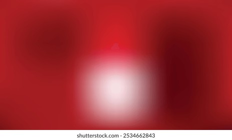 Whimsical red gradient vector mesh with starburst patterns, transitioning from bright cherry to deep red, playful and energetic