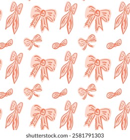 Whimsical Ribbon Pattern Design Playful and Fun Look For Scrapbooking and Crafts