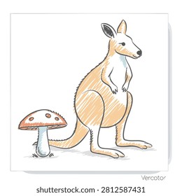 A whimsical sketch friendly