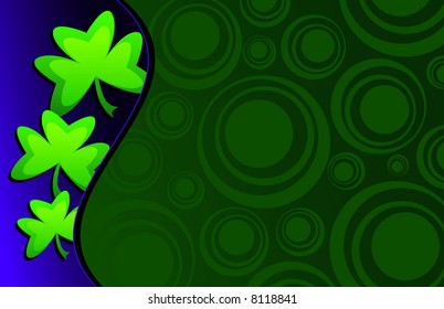 A whimsical St. Patrick's day background - perfect for a card or invitation!