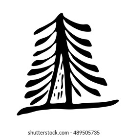  Whimsical tree - Isolated On Background - Vector Illustration, Graphic Design Editable For Your Design.

