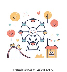 A whimsical vector illustration