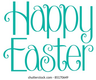 Whimsical Vector Lettering Series: Easter