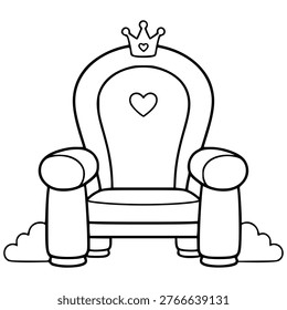 Whimsical vector line art