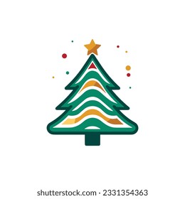 Whimsical Wonder Green Christmas Tree Icon