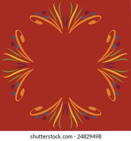 Whimsy and Fun Vector Border Frame