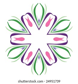Whimsy and Fun Vector Border Frame