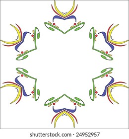 Whimsy and Fun Vector Border Frame