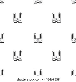 Whimsy kids drawings stylish fashion seamless pattern