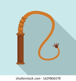 Whip Icon. Flat Illustration Of Whip Vector Icon For Web Design