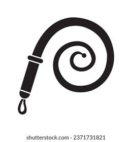 whip icon logo vector design template