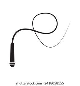 Whip icon vector illustration logo design