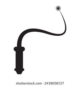 Whip icon vector illustration logo design