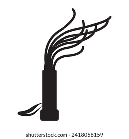 Whip icon vector illustration logo design