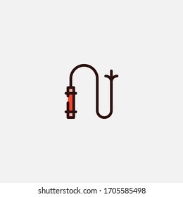 whip icon vector illustrator sign