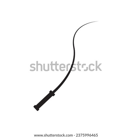 whip icon vector template illustration logo design