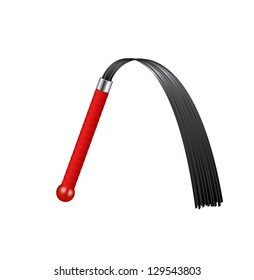 Whip with red handle