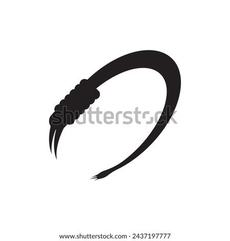Whip symbol icon logo design vector illustration