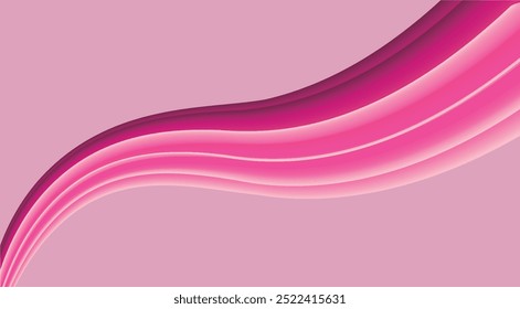 Whipped cream border 3d realistic vector. Whip swirl, pink color vanilla milk wavy foam for cake edge, sweet creamy twirl for pastry decoration illustrations for flyers and posters as background